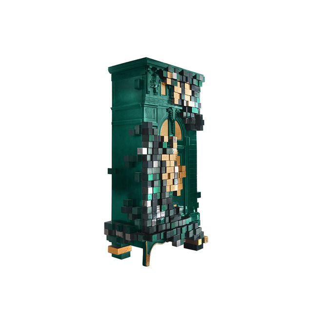 уникальный шкаф для прихожей, высокий буфет большой виллы с ящиком для хранения